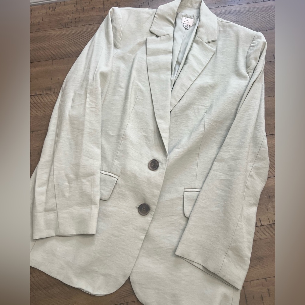 Light green a new day blazer size XS